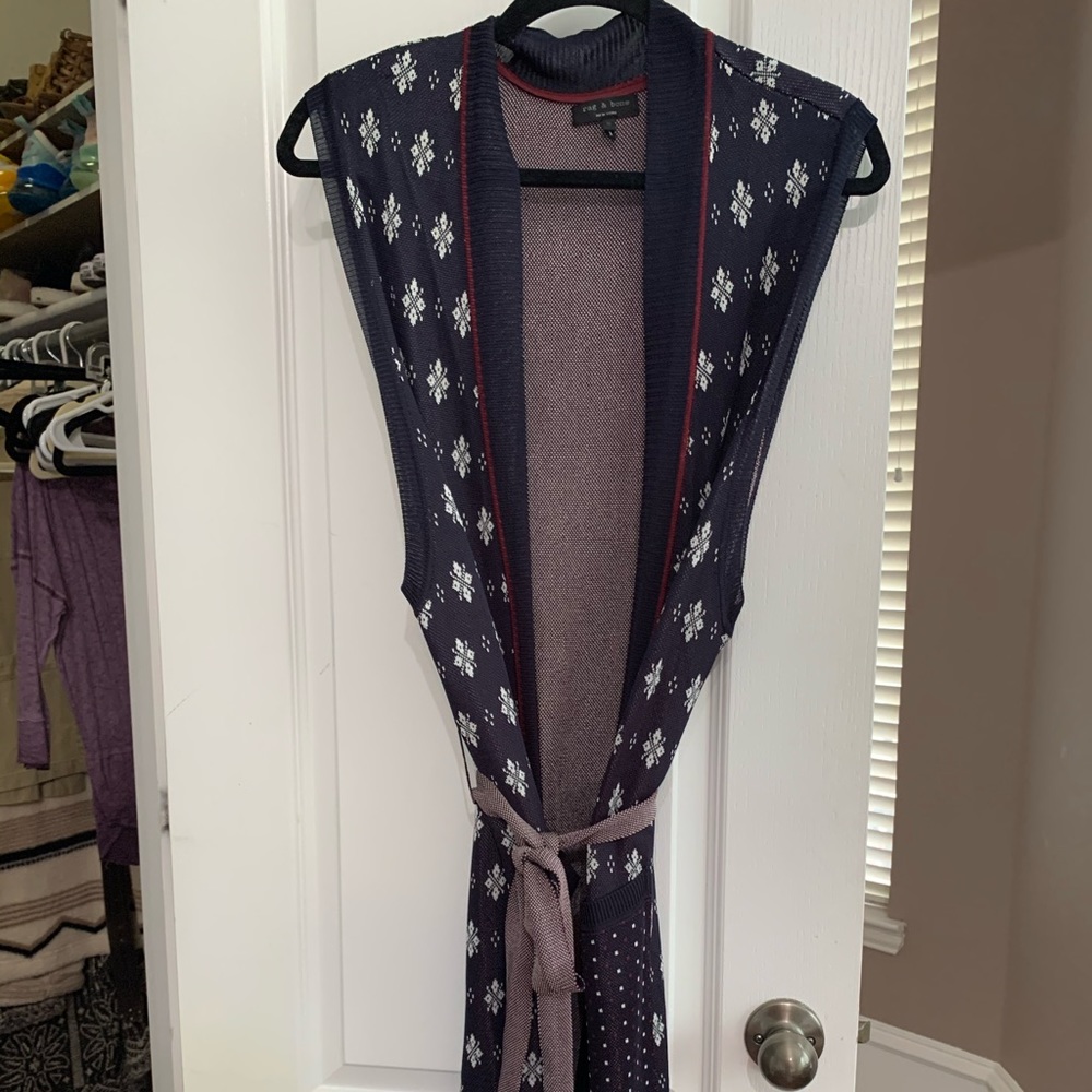 Rag and Bone Sleeveless Sweater Duster